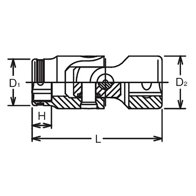 3/8 Sq. Dr. Universal NUT GRIP® Socket - 14mm - Image 2