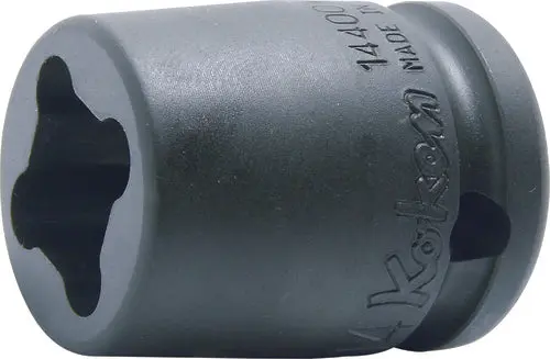 1/2 Sq. Dr. Socket 9mm 4 point Length 38mm
