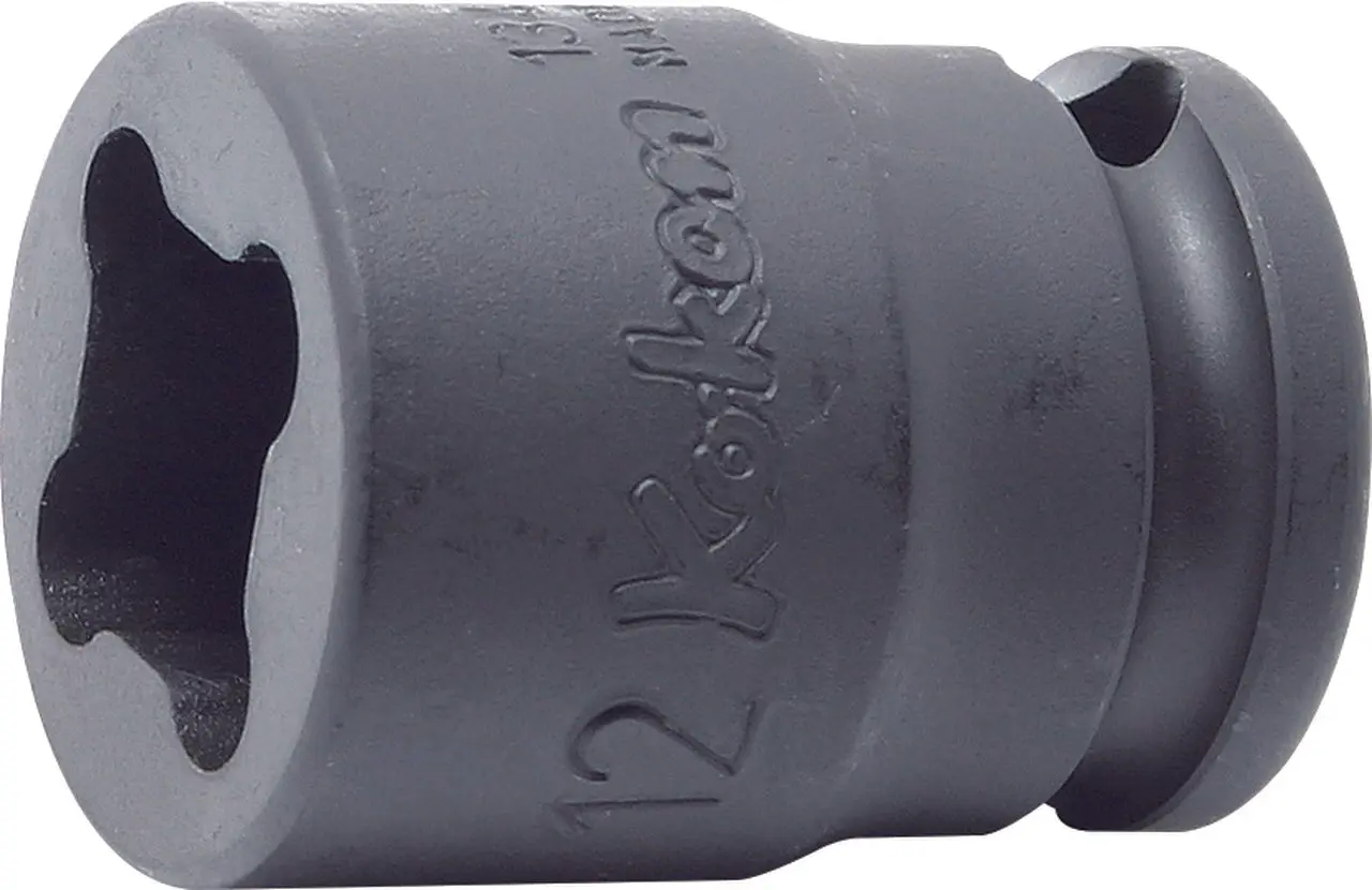 3/8 Sq. Dr. Socket  17mm 4 point Length 35mm Weld Nut