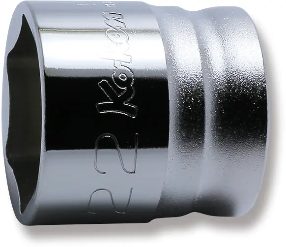 1/2 Sq. Dr. Chrome Z-Series 6 Point Metric Socket 22mm