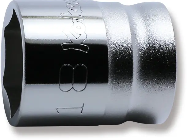 1/2 Sq. Dr. Chrome Z-Series 6 Point Metric Socket  18mm