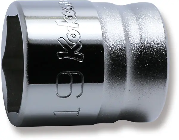 1/2 Sq. Dr. Chrome Z-Series 6 Point Metric Socket 19mm