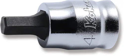 1/4 Sq. Dr. Bit Socket 4mm 6 point Length 25mm Z-series