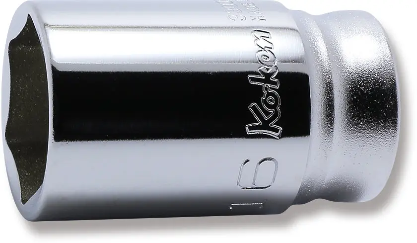 3/8 Sq. Dr. Z-series Metric Semi-Deep 6 point Chrome Socket - 16mm