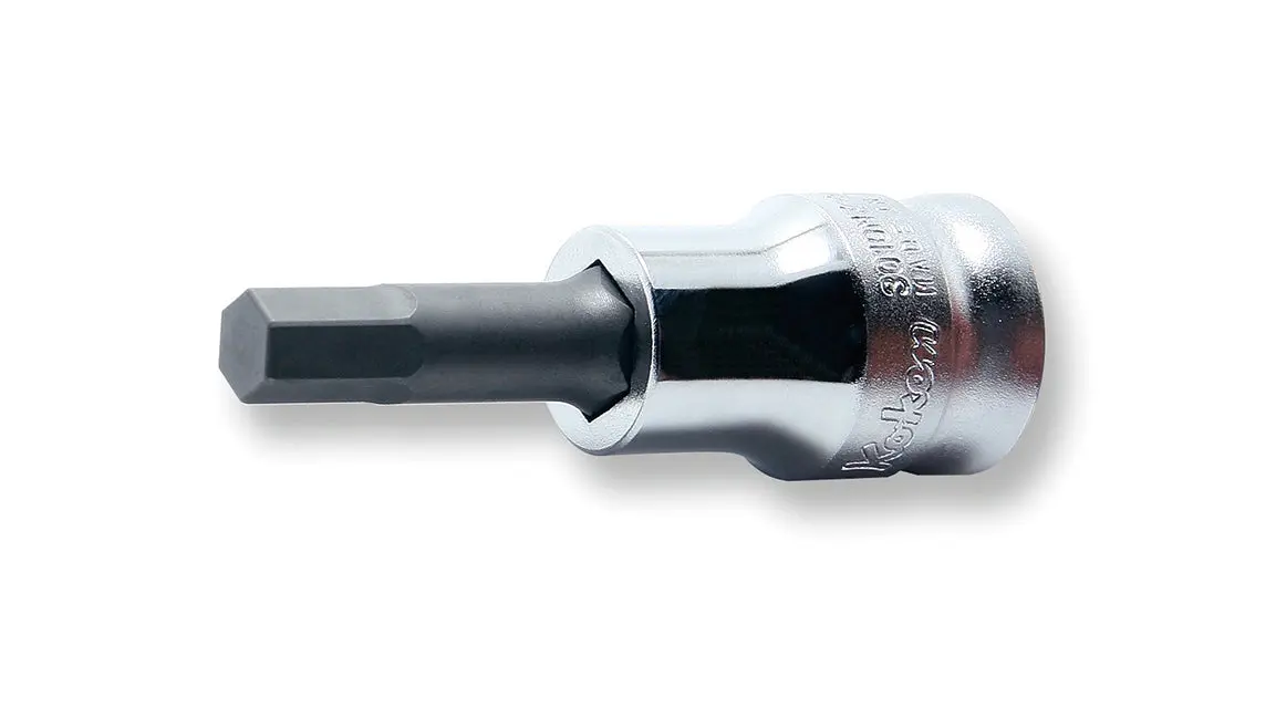 3/8 Sq. Dr. Bit Socket 7mm 6 point Length 50mm Z-series